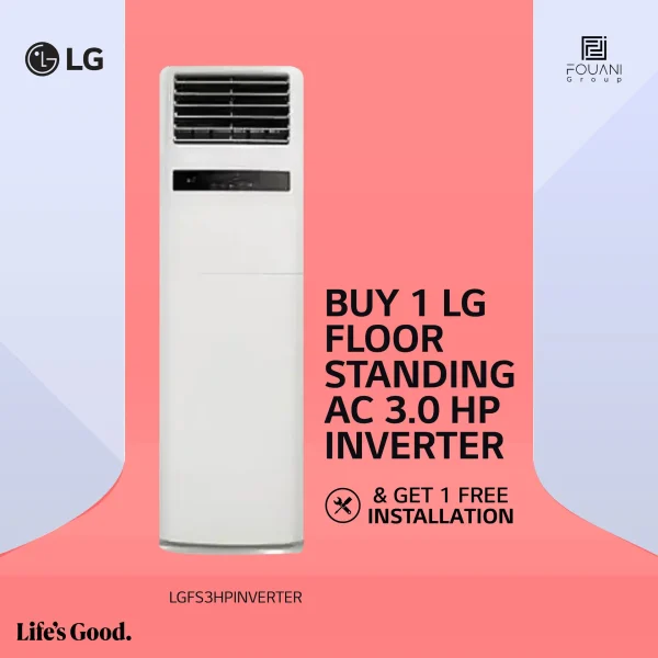 LG Floor Standing AC 3.0 HP Inverter