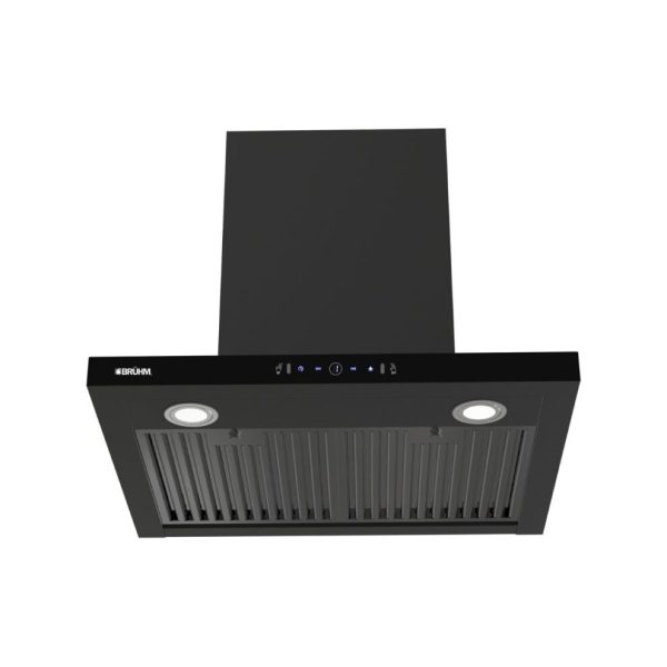 BRUHM GAS COOKER HOOD 90*50 – BLACK COLOR -BHT-60FB