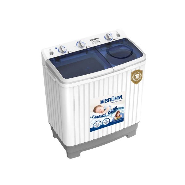 BRUHM BWT-080H 8KG TWIN TUB WASHER