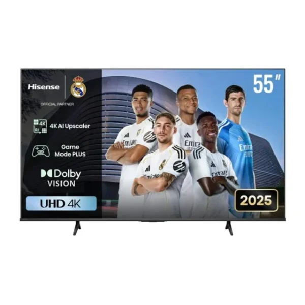 HISENSE 55” UHD 4K SMART, 3HDMI, 2USB FREE WALL BRACKET-55A6Q
