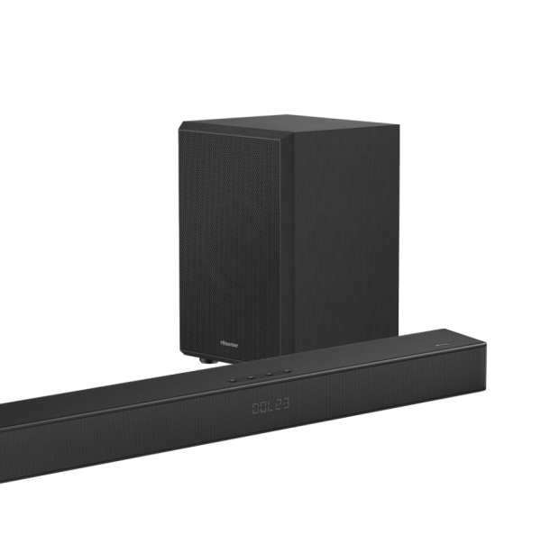 HISENSE SOUND BAR, 5.1.2 CH, WIRELESS SUBWOOFER,HDMI, BLUTOOTH, OPTICAL INPUT,AUX, USB, 420 WATTS-AUD 5120G-AX