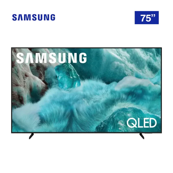 Samsung Vision AI Smart TV,Q4 AI Processor, one UI Tizen, black color, Wi-Fi 5-QA75Q8F