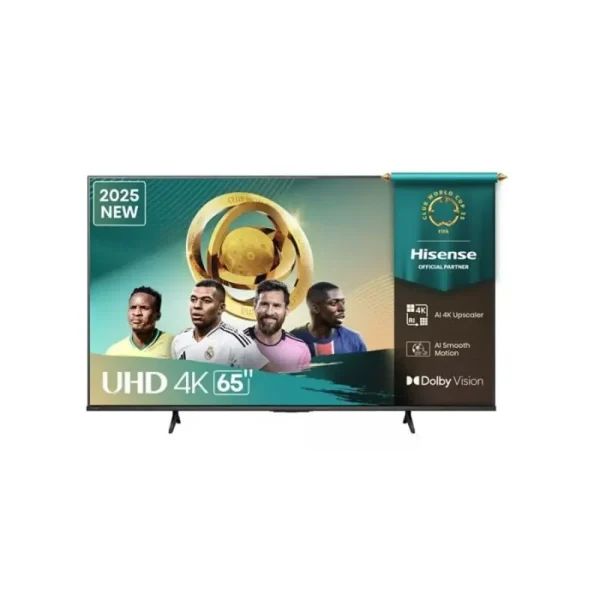 HISENSE 65” UHD 4K SMART TV WITH FREE WALL BRACKET-65A6Q
